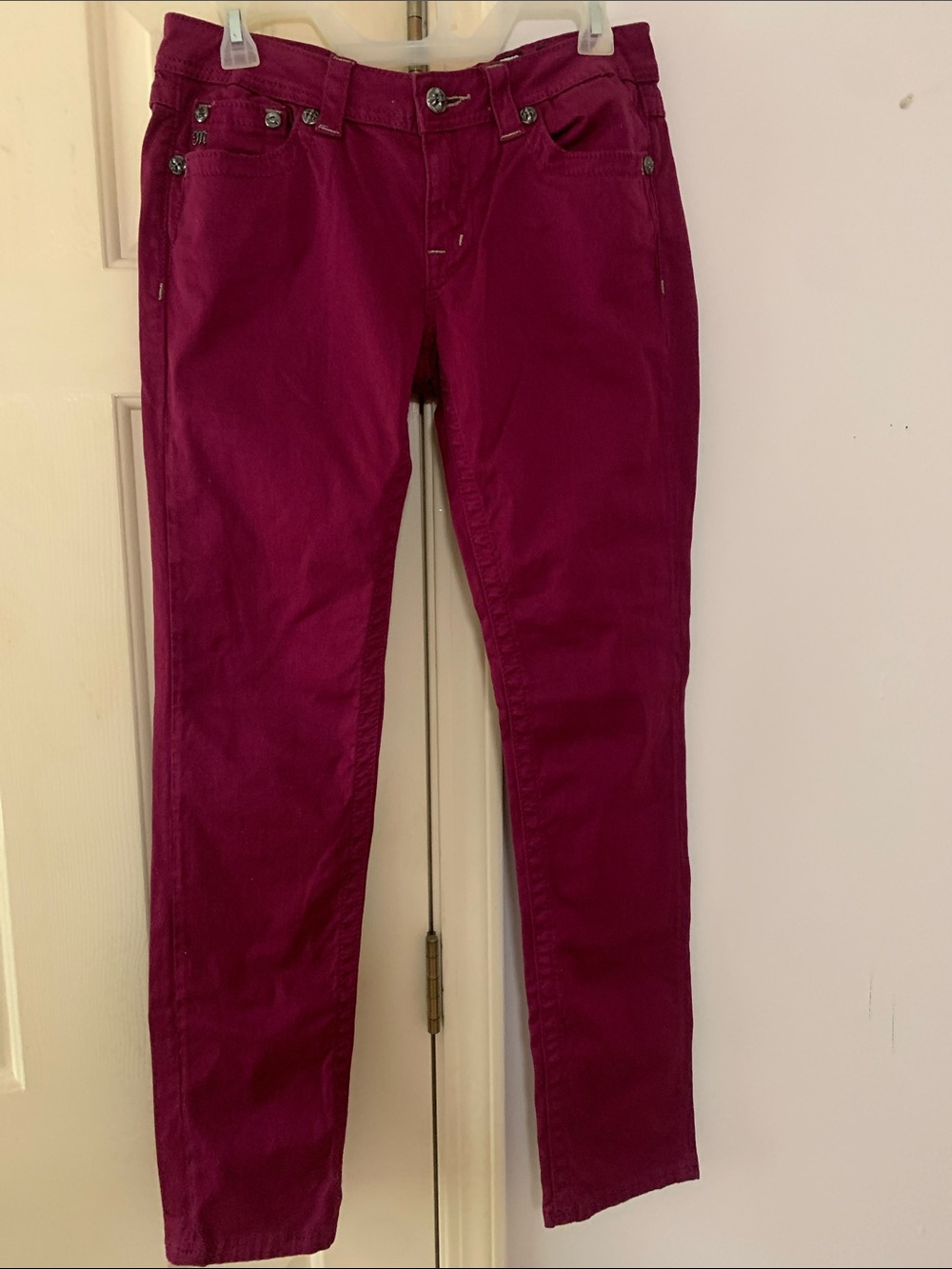Miss Me Skinny Jeans in Berry Plum